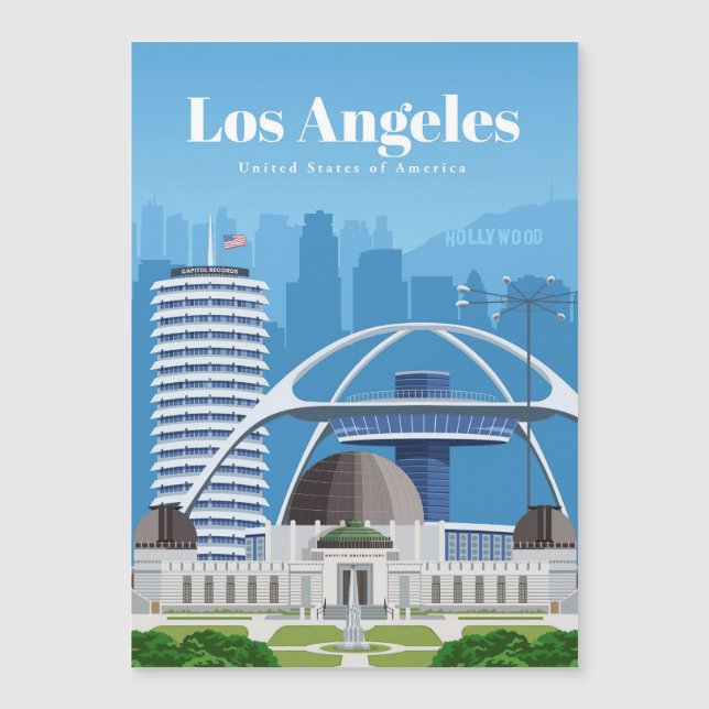 Arte de Viagem para Los Angeles (Frente)