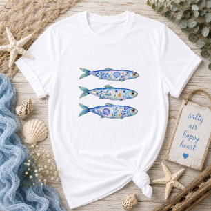 Arte de Vida Marinha de Peixes Florais