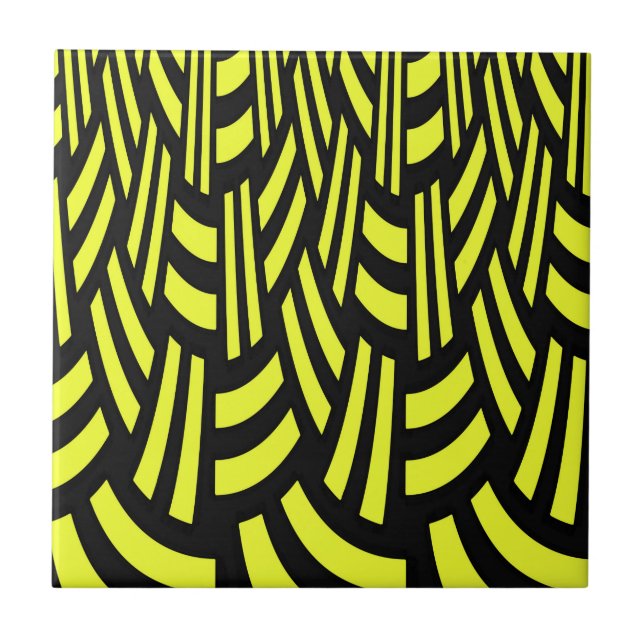 Arte Deco Amarelo e Preto (Frente)