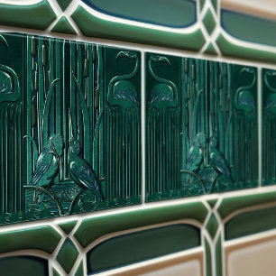 Arte Deco Decoração de Parede Flamingo Arte Nova