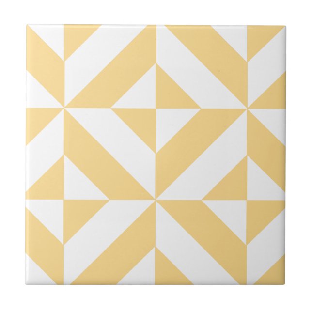 Arte Deco Geométrica de Melão (Frente)