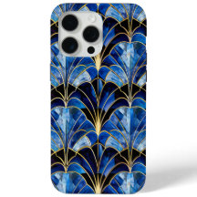 Arte Deco iPhone / iPad Azul Inspirado