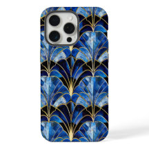 Arte Deco iPhone / iPad Azul Inspirado