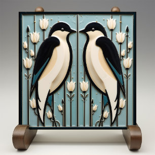 Arte Deco Novo Decoração de Parede Mackintosh Blac
