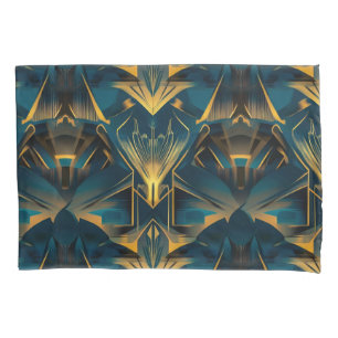 Arte Deco Par Pillowcases Padrão