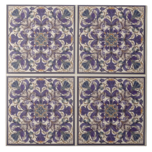 Arte Deco Radial Roxo