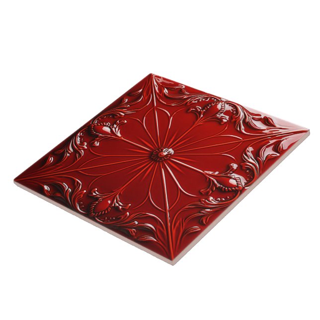 Arte Deco Vermelho (Lateral)