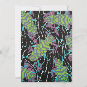 Arte Deco Vintage Jazz Pochoir Besouros no Jardim