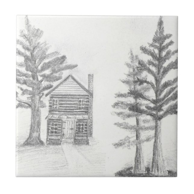 Arte Desenhar Azulejo cerâmico (Frente)