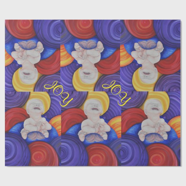 Arte Design papel de embrulho Alegria (Aberto)