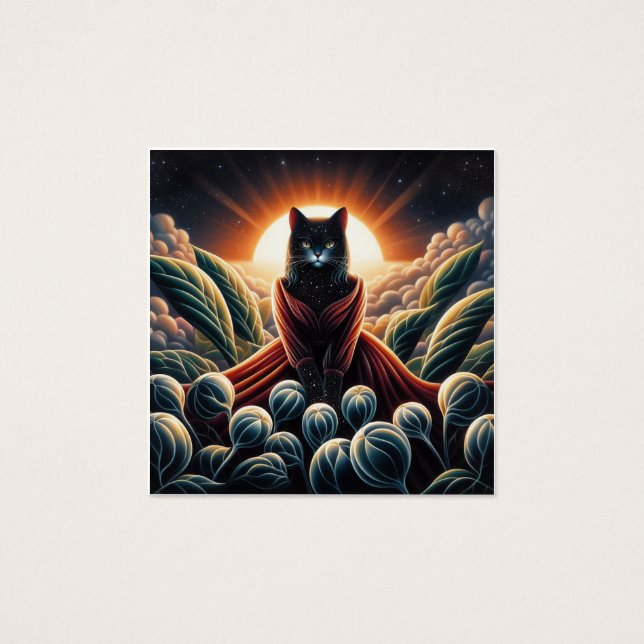 Arte Digital Fantástica: Céu Noturno Causado (Frente)