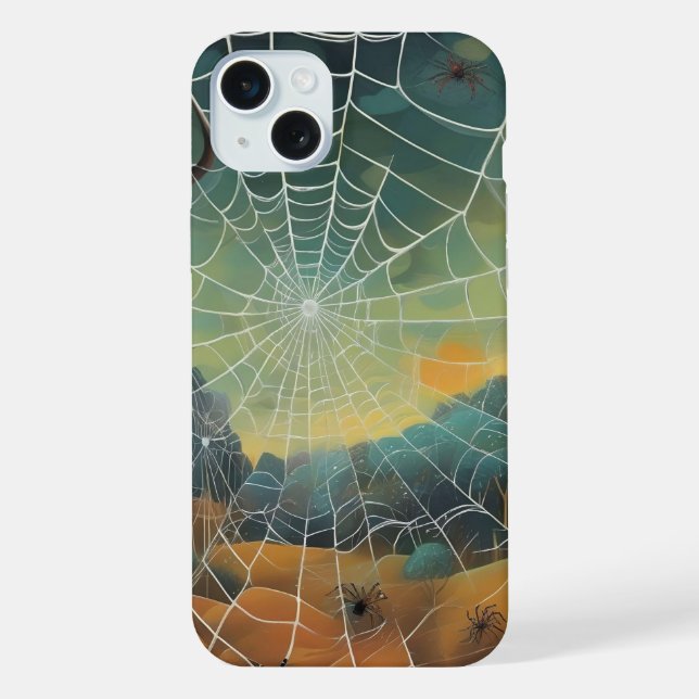 Arte digital, teia aranha, aranhas (Verso)