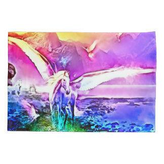 Arte do Airbrush da fantasia de Pegasus de prisma