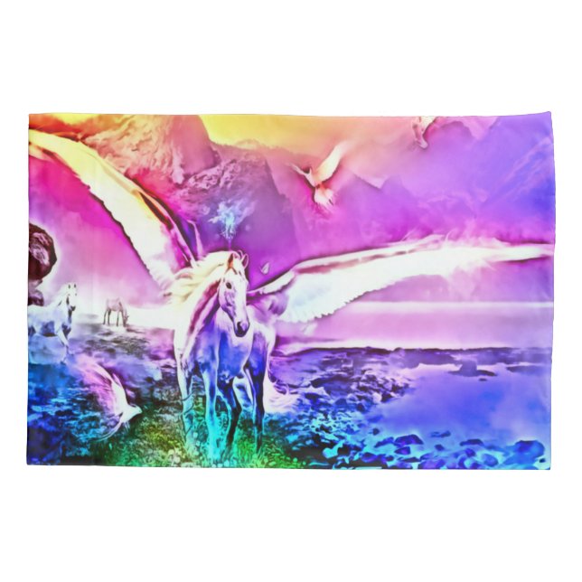 Arte do Airbrush da fantasia de Pegasus de prisma (Verso)