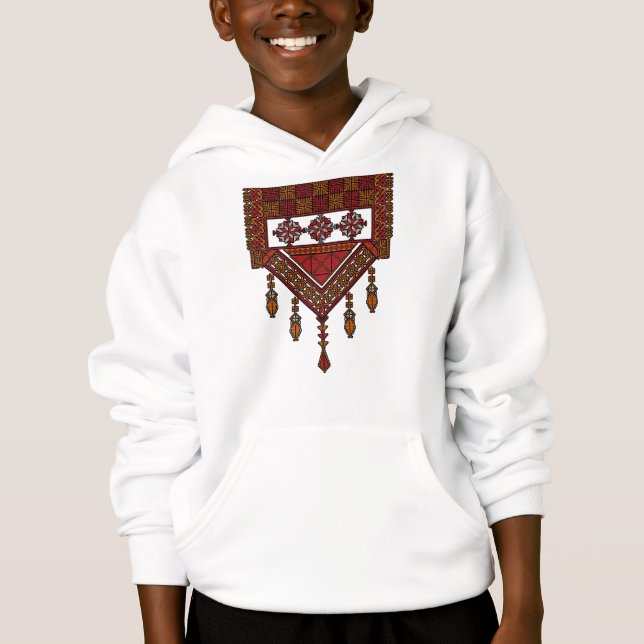 Arte do Bordado de Tatreez Palestino (Frente)