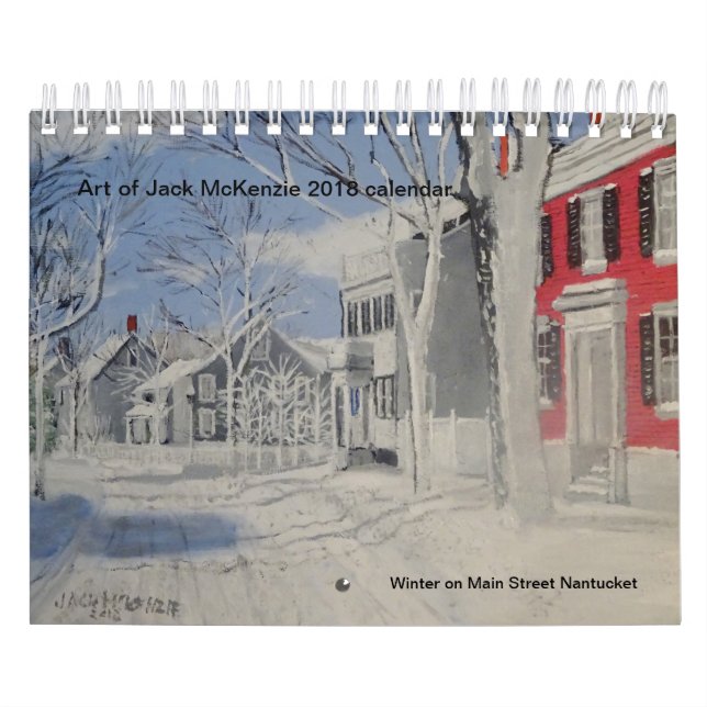 Arte do calendário de Jack Mckenzie 2018 (Capa)