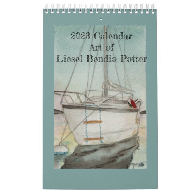 Arte do Calendário de Potter do Liesel Bendio (Capa)