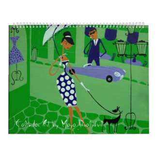 Arte do calendário pelo Maya Dvalishvili