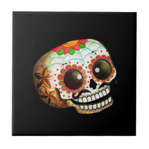 Arte do crânio de Diâmetro de Los Muertos Açúc