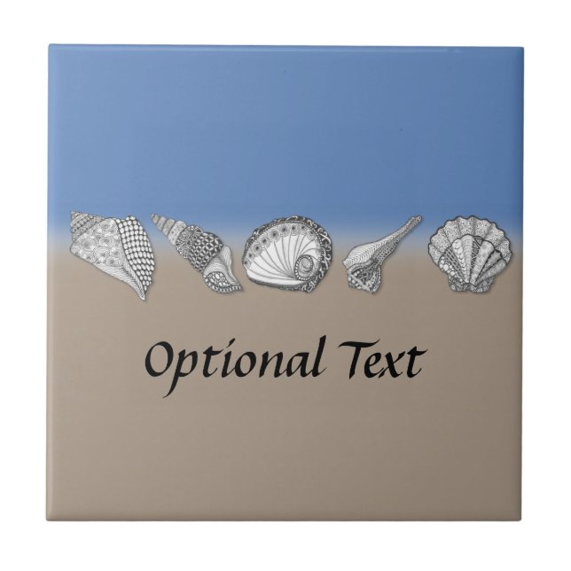 Arte do desenho do Seashell (Frente)