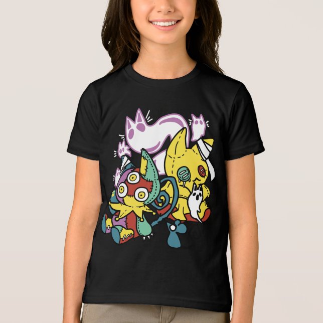 Arte do Dia das Bruxas de Gatos Cerrantes: Assusta (Frente)