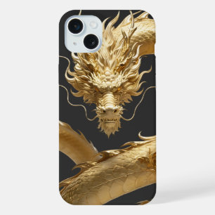 Arte do Dragão Chinês Dourado Fantasia de Criatu