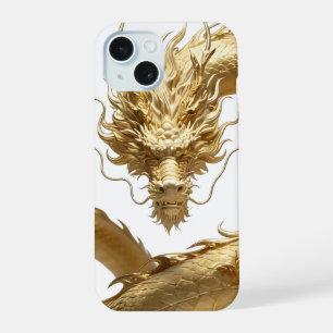 Arte do Dragão Chinês Dourado Fantasia de Criatu