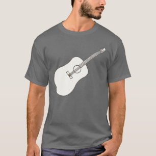 Arte do esboço - camisas do desenho da guitarra
