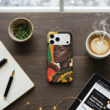Arte do Espírito da Rainha da Melanina Real Herita