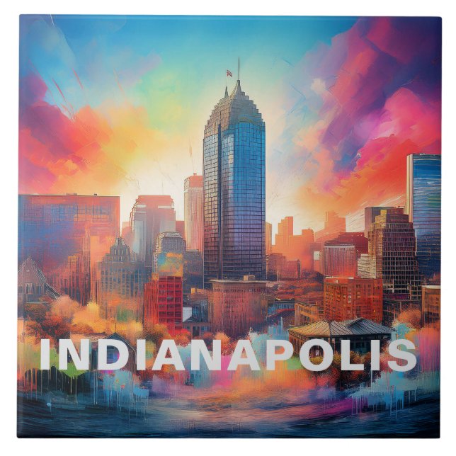 Arte do Horizonte de Indianapolis (Frente)