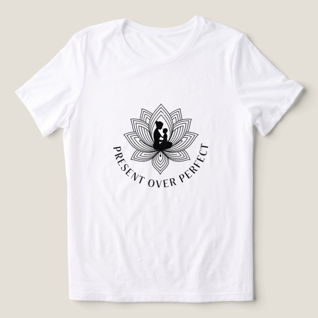 Arte do Mantra Presente Mãe Filho Lótus (Design frontal)