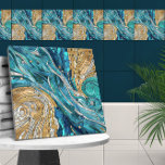 Arte do Mosaico Abstrato do Rio Aquamarine<br><div class="desc">Arte do Mosaico Abstrato do Rio Aquamarine</div>