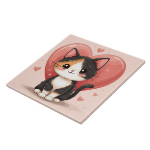 Arte do Namorados Kawaii, Cute Calico
