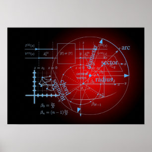 arte do poster da matemática