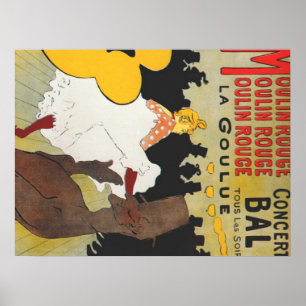 Arte do poster de Toulouse Lautrec