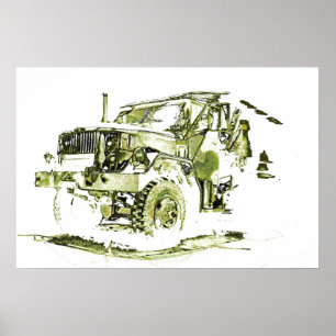 Arte do poster do empate M35A2 da mãe