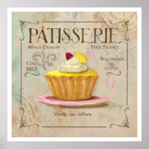 arte do poster do patisserie IV