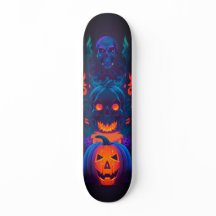 Arte do Skateboard Halloween