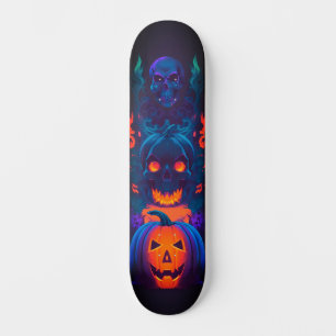 Arte do Skateboard Halloween