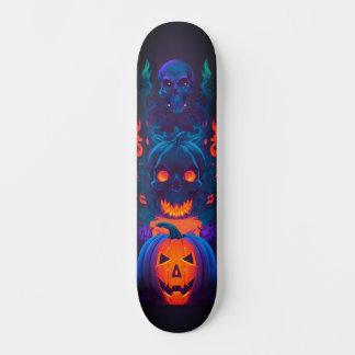 Arte do Skateboard Halloween