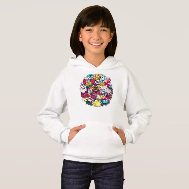 Arte Doodle Japonesa (Frente Completa)