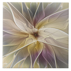 Arte Dourado do Fractal do abstrato da beringela