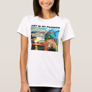 ARTE É MINHA PAIXÃO camiseta