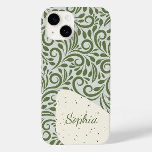 Arte Elegante em Forma Verde Orgânica para Present