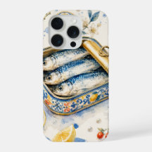 Arte em Aquarela de Sardinha Siciliana