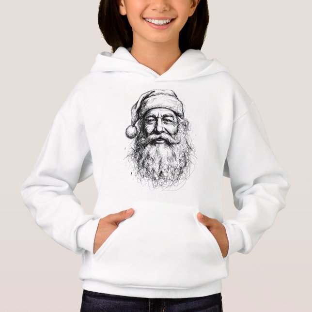 Arte em Linha do Papai Noel (Frente)