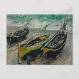 Arte em Tela a Óleo Claude Monet Cartão Postal