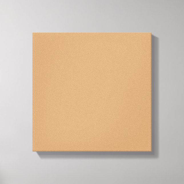 Arte em Tela de Pêssego Quente | Decoração Minimal (Frente)