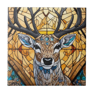 Arte em Vidro Pintado, Estilo de Arte de Veado em