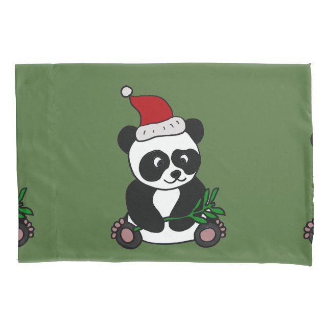 Arte engraçada do Natal do urso de panda (Frente)